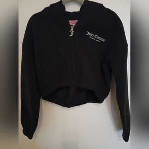Juicy Couture Licorice Women's Cropped Hoodie SL NWT